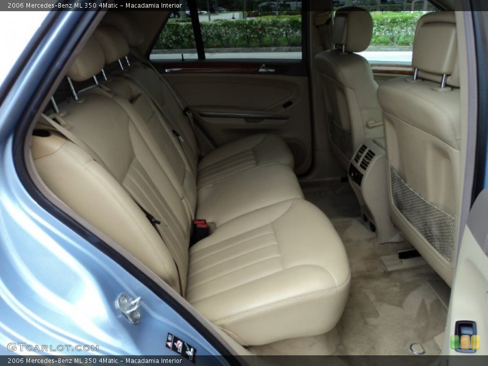 Macadamia Interior Rear Seat for the 2006 Mercedes-Benz ML 350 4Matic #82309706