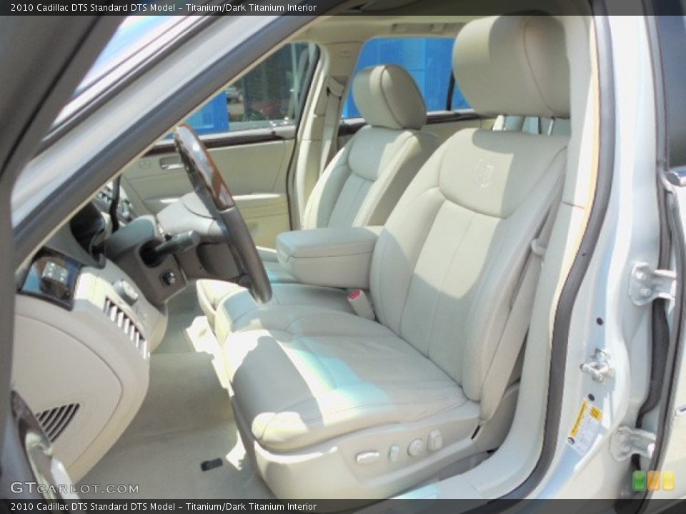Titanium/Dark Titanium Interior Front Seat for the 2010 Cadillac DTS  #82312705