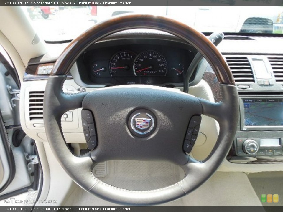 Titanium/Dark Titanium Interior Steering Wheel for the 2010 Cadillac DTS  #82312751