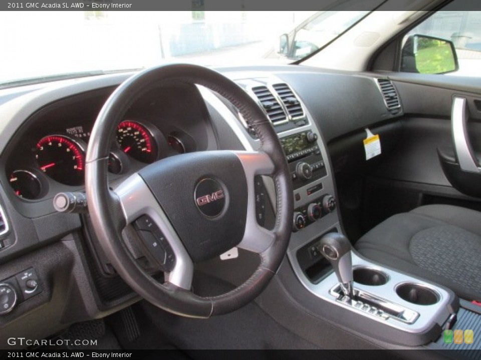Ebony Interior Dashboard for the 2011 GMC Acadia SL AWD #82314779