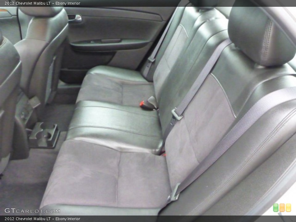 Ebony Interior Rear Seat for the 2012 Chevrolet Malibu LT #82315221