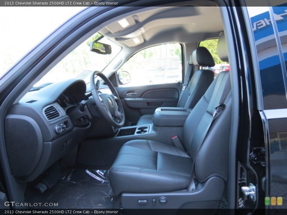Ebony Interior Photo for the 2013 Chevrolet Silverado 2500HD LTZ Crew Cab #82315911