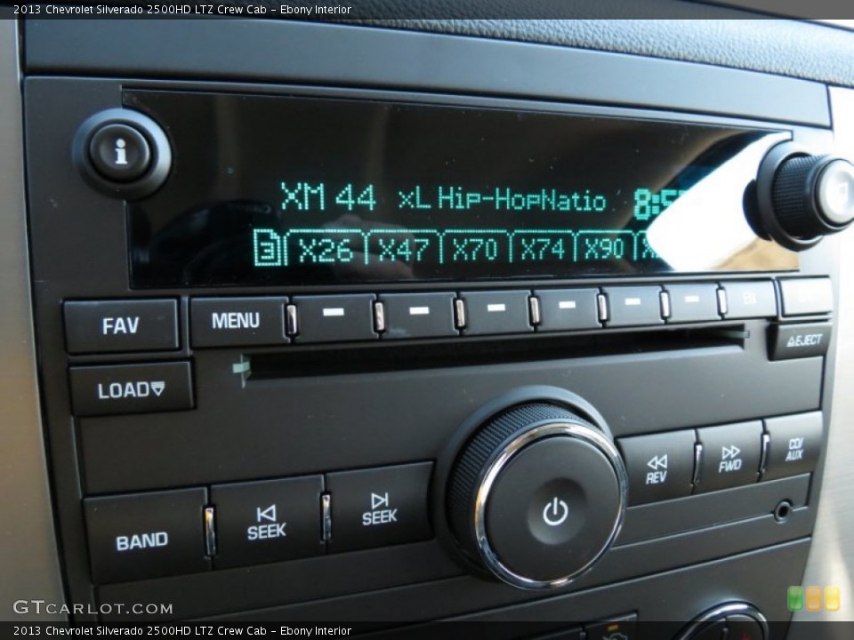 Ebony Interior Audio System for the 2013 Chevrolet Silverado 2500HD LTZ Crew Cab #82316003
