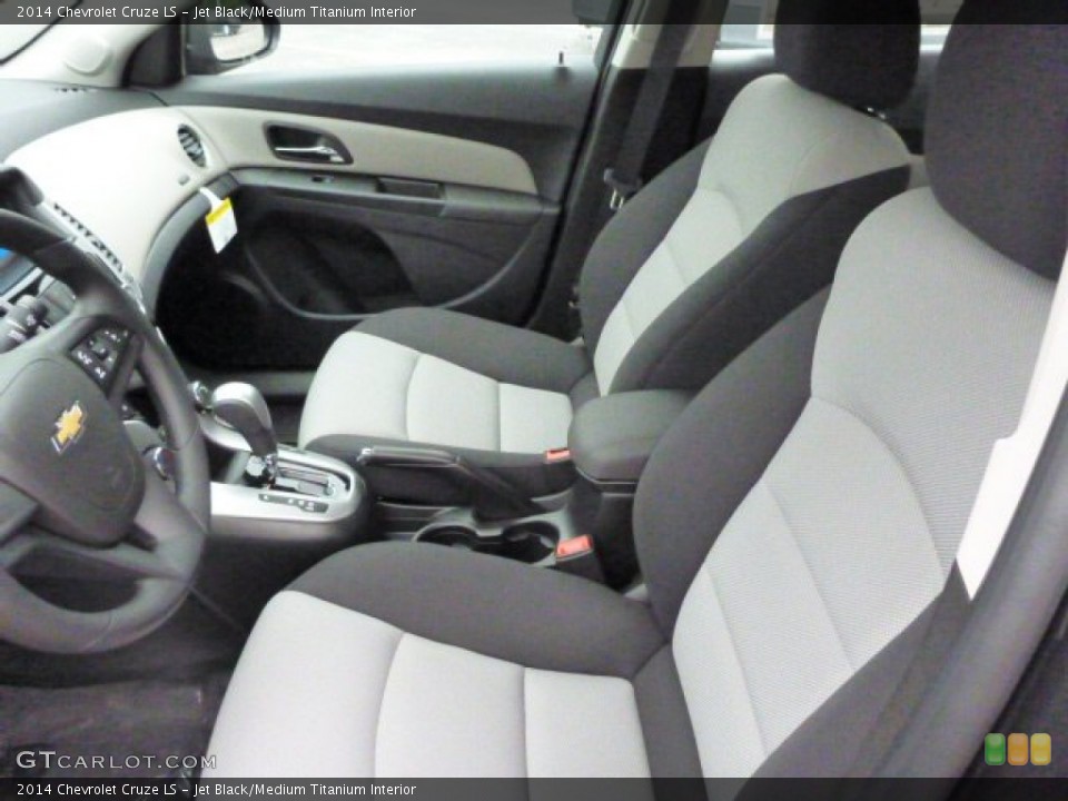 Jet Black/Medium Titanium Interior Front Seat for the 2014 Chevrolet Cruze LS #82316211
