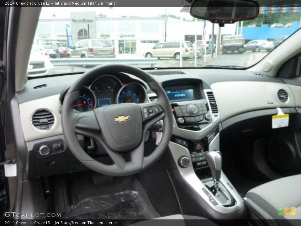 Jet Black/Medium Titanium Interior Dashboard for the 2014 Chevrolet Cruze LS #82316256