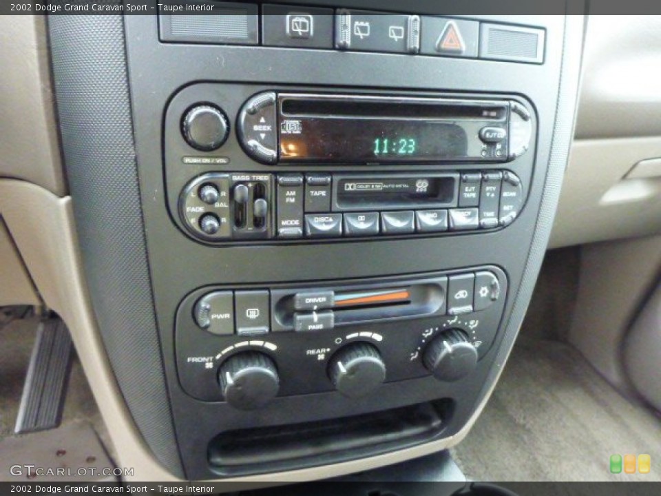 Taupe Interior Controls for the 2002 Dodge Grand Caravan Sport #82316687