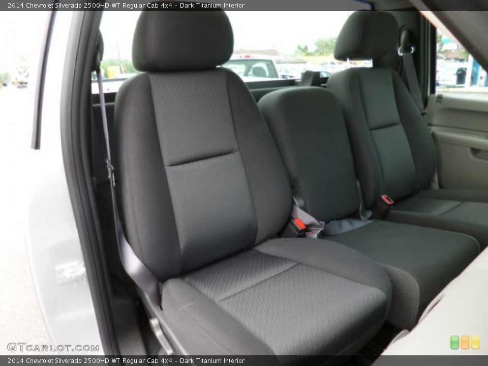 Dark Titanium Interior Front Seat for the 2014 Chevrolet Silverado 2500HD WT Regular Cab 4x4 #82317777