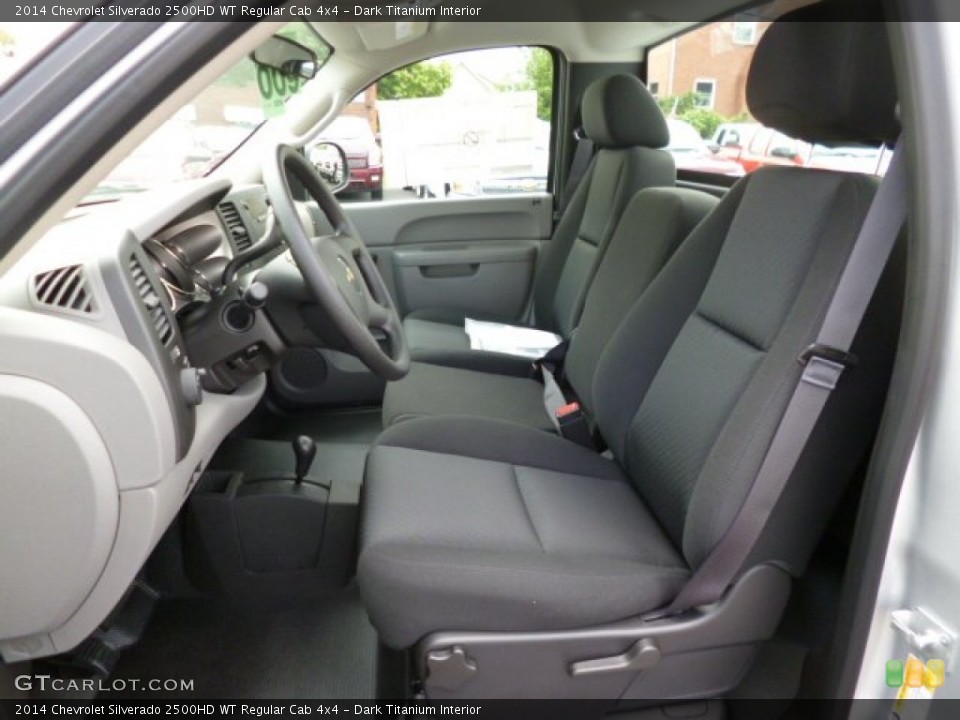 Dark Titanium Interior Front Seat for the 2014 Chevrolet Silverado 2500HD WT Regular Cab 4x4 #82317806