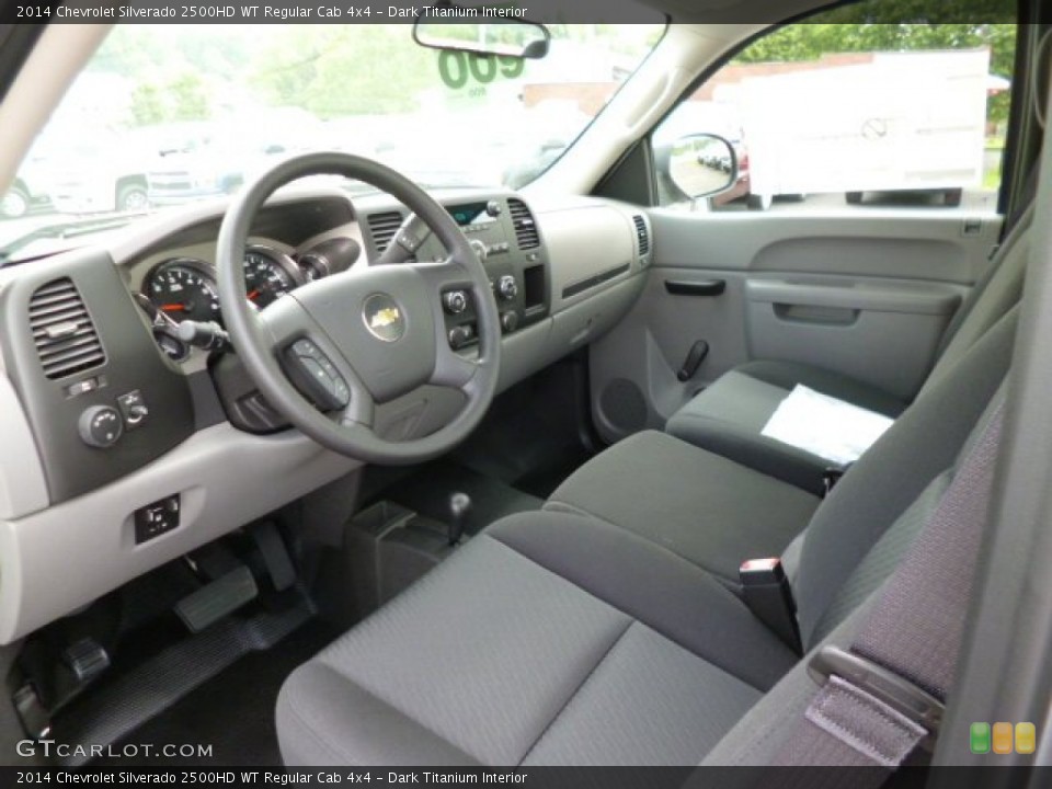 Dark Titanium Interior Prime Interior for the 2014 Chevrolet Silverado 2500HD WT Regular Cab 4x4 #82317818