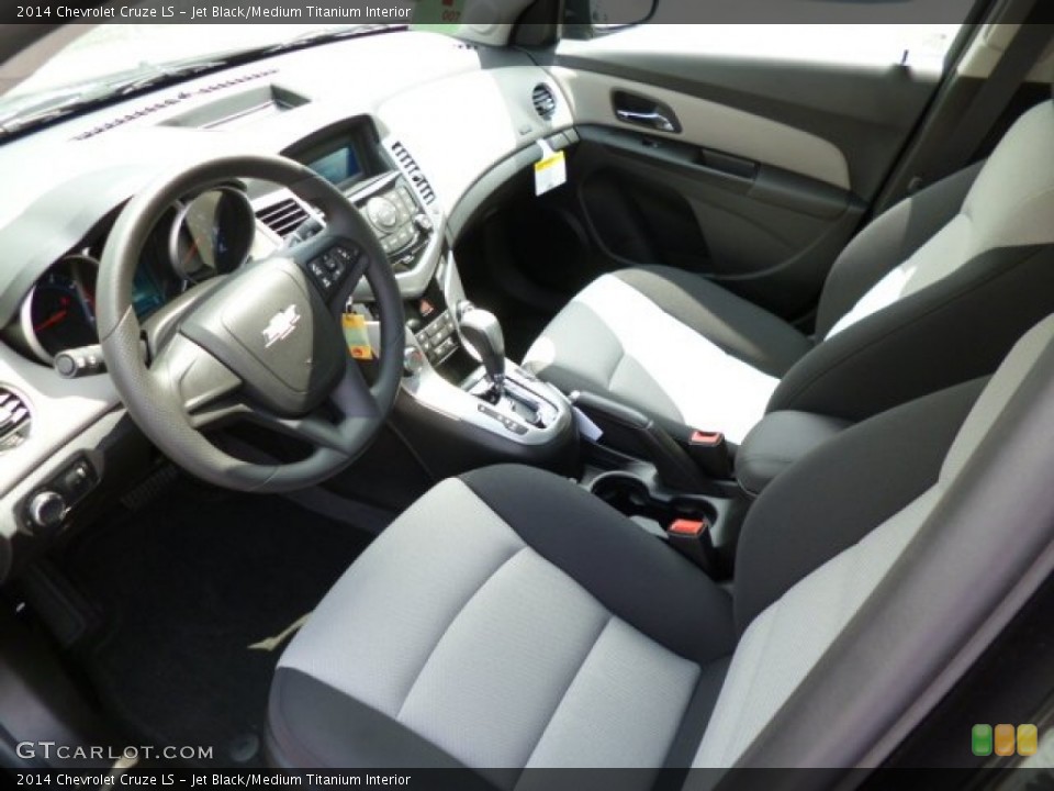 Jet Black/Medium Titanium Interior Prime Interior for the 2014 Chevrolet Cruze LS #82318163