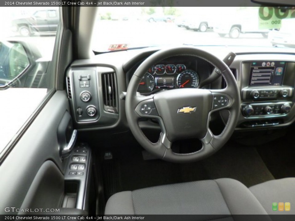 Jet Black/Dark Ash Interior Dashboard for the 2014 Chevrolet Silverado 1500 LT Crew Cab 4x4 #82318496