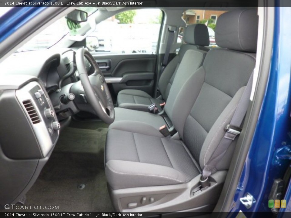 Jet Black/Dark Ash Interior Front Seat for the 2014 Chevrolet Silverado 1500 LT Crew Cab 4x4 #82318512