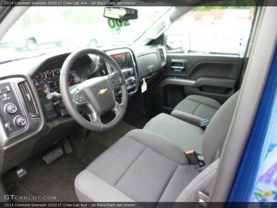 Jet Black/Dark Ash Interior Prime Interior for the 2014 Chevrolet Silverado 1500 LT Crew Cab 4x4 #82318526