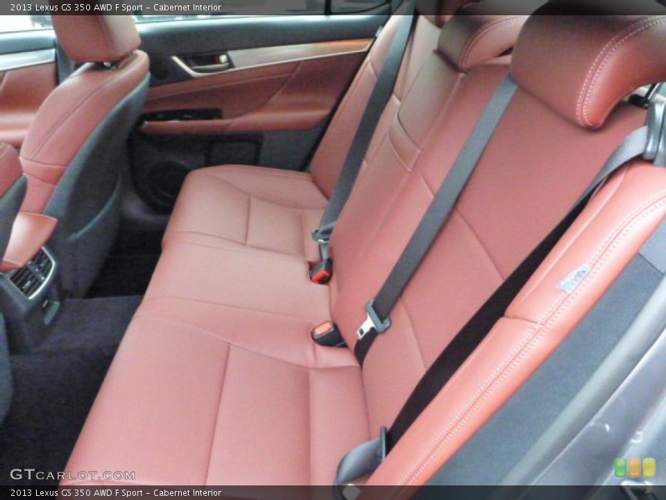 Cabernet Interior Rear Seat for the 2013 Lexus GS 350 AWD F Sport #82318796