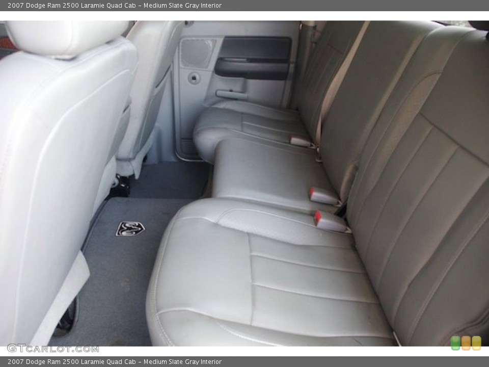 Medium Slate Gray Interior Rear Seat for the 2007 Dodge Ram 2500 Laramie Quad Cab #82322236