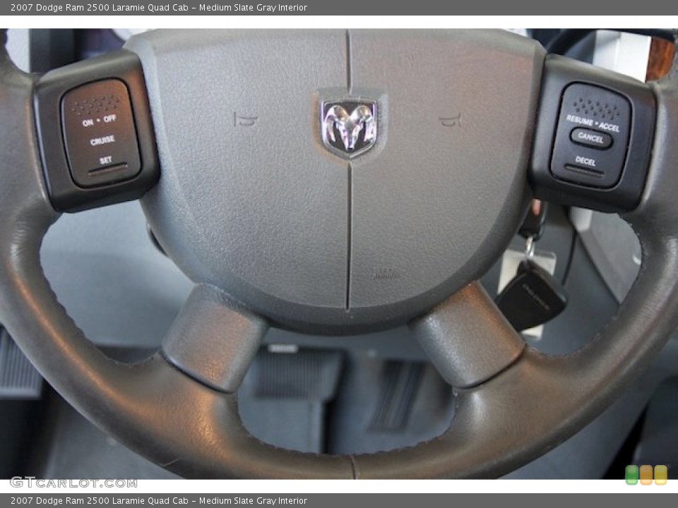 Medium Slate Gray Interior Controls for the 2007 Dodge Ram 2500 Laramie Quad Cab #82322252