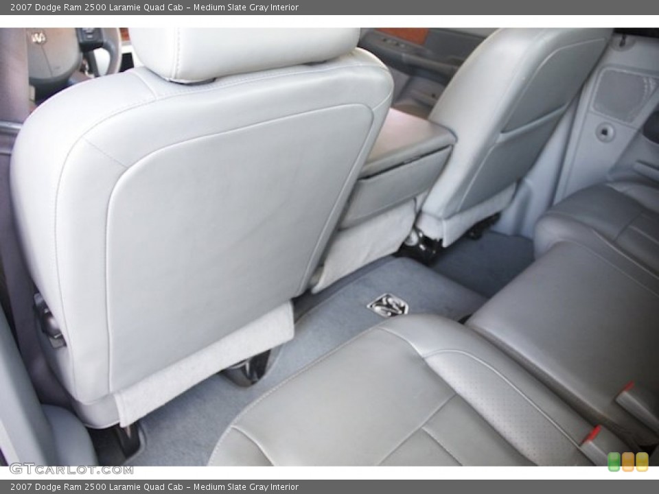 Medium Slate Gray Interior Rear Seat for the 2007 Dodge Ram 2500 Laramie Quad Cab #82322341