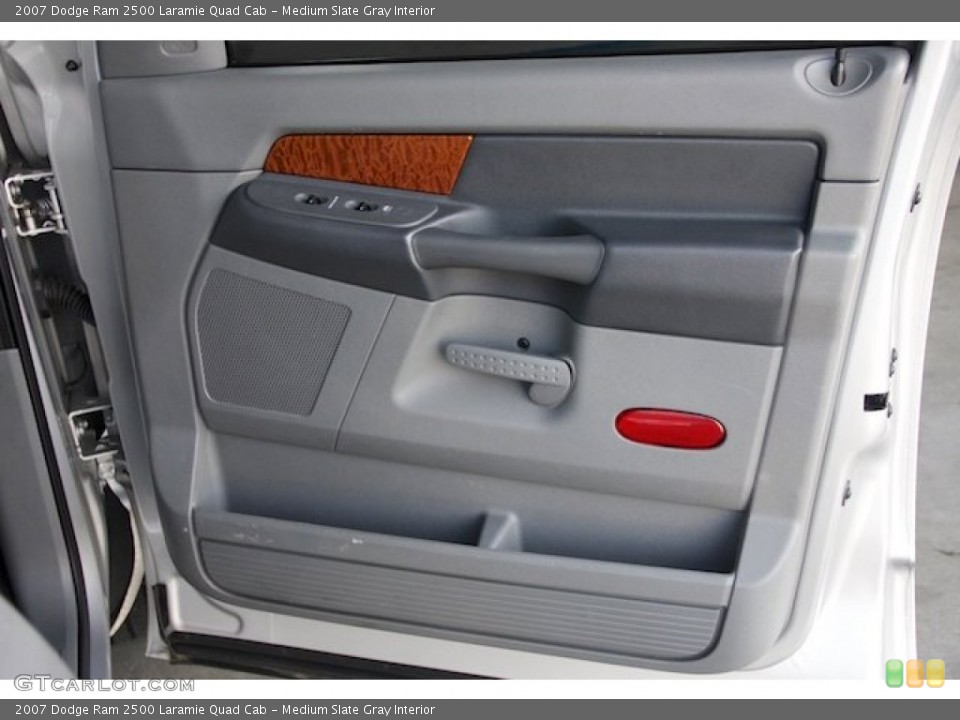 Medium Slate Gray Interior Door Panel for the 2007 Dodge Ram 2500 Laramie Quad Cab #82322478