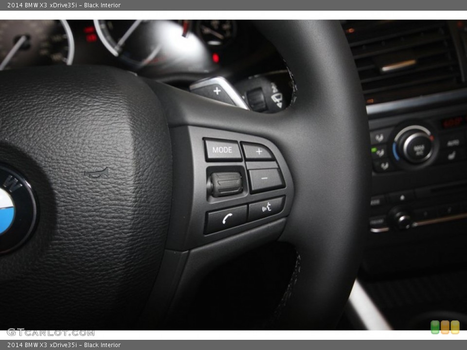 Black Interior Controls for the 2014 BMW X3 xDrive35i #82323962