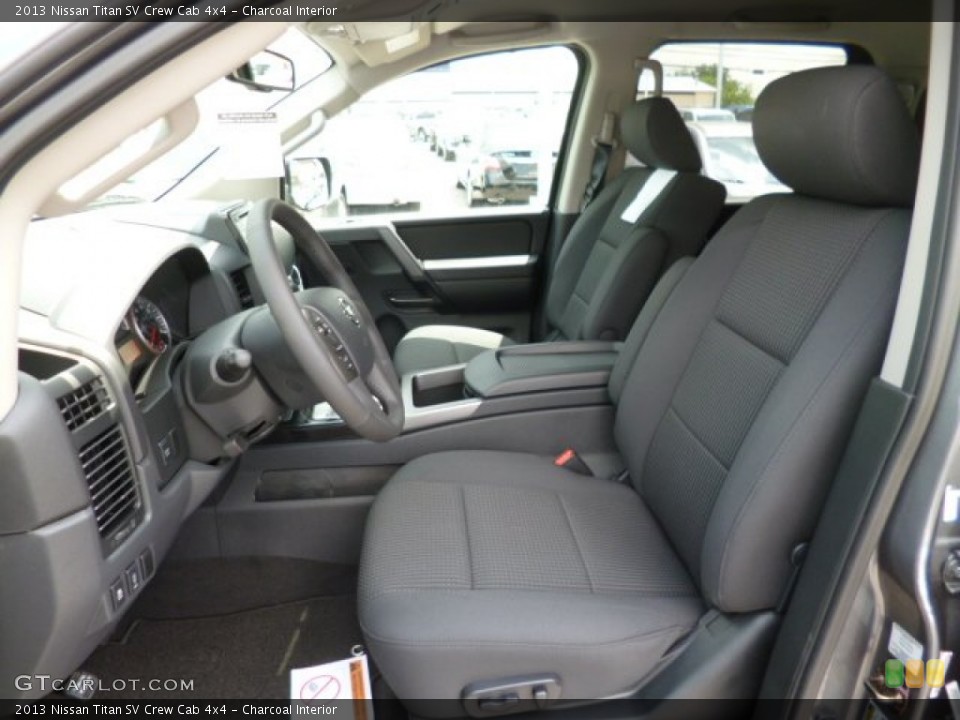 Charcoal Interior Front Seat for the 2013 Nissan Titan SV Crew Cab 4x4 #82326899