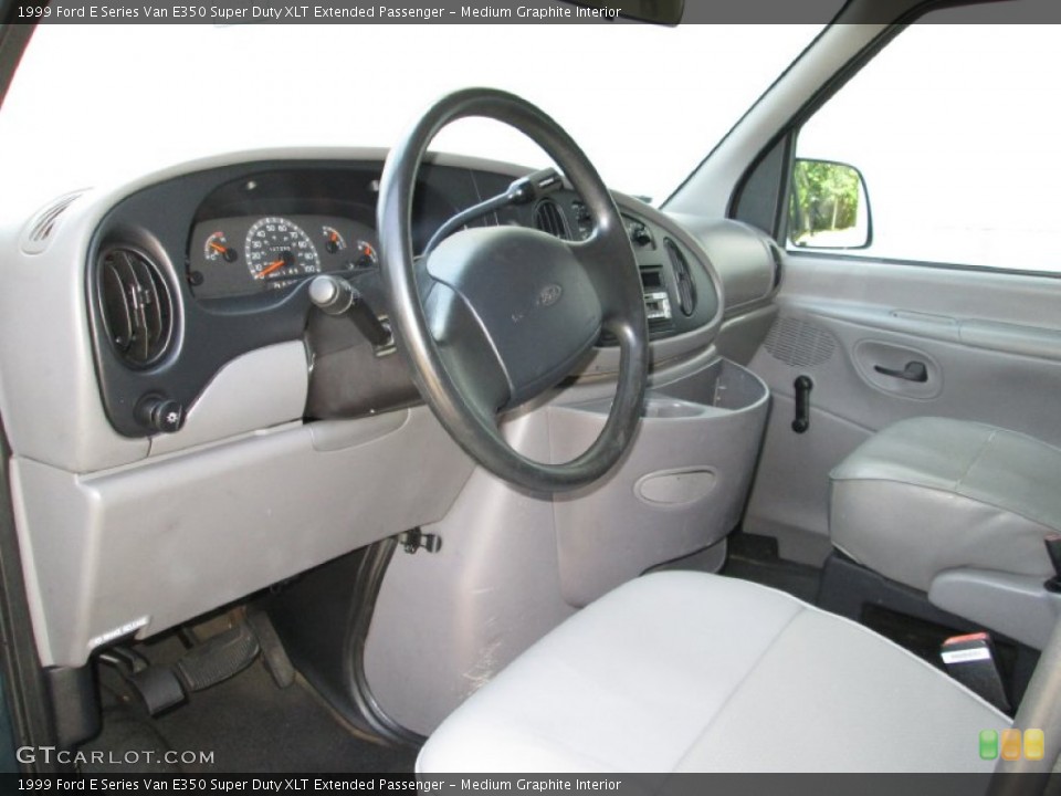Medium Graphite Interior Prime Interior for the 1999 Ford E Series Van E350 Super Duty XLT Extended Passenger #82329803