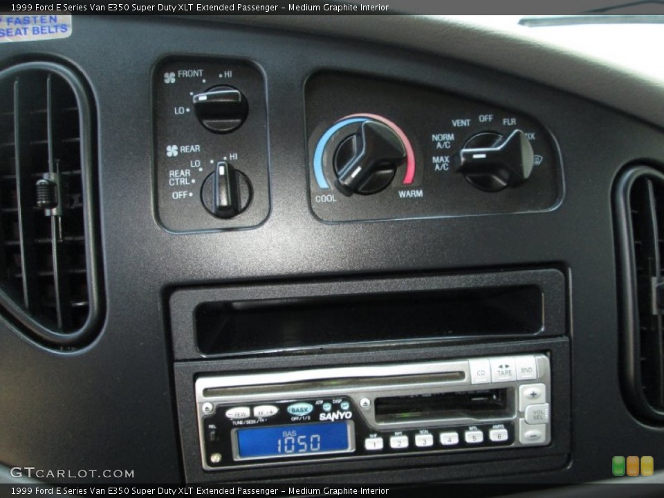 Medium Graphite Interior Controls for the 1999 Ford E Series Van E350 Super Duty XLT Extended Passenger #82329974