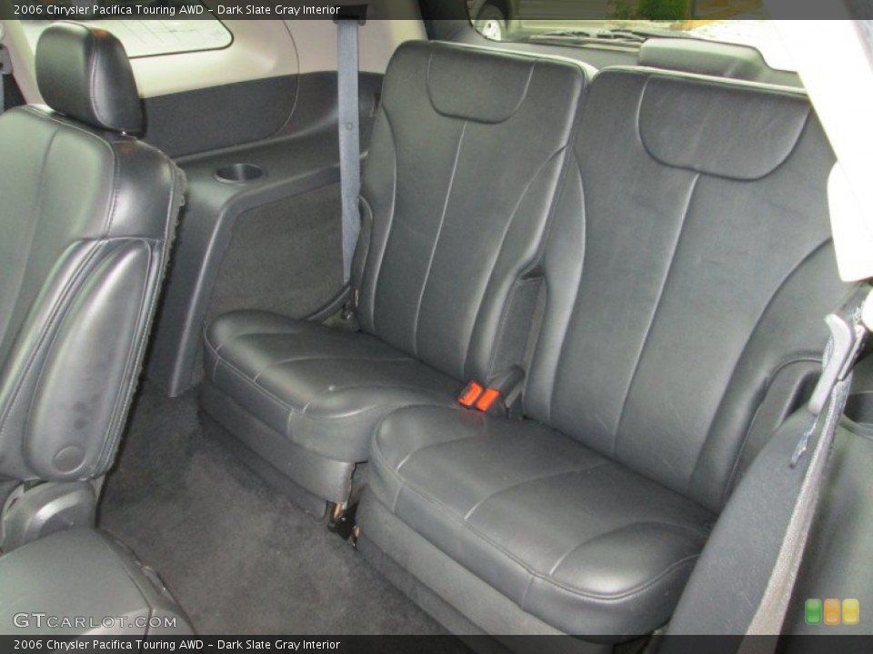 Dark Slate Gray Interior Rear Seat for the 2006 Chrysler Pacifica Touring AWD #82331411