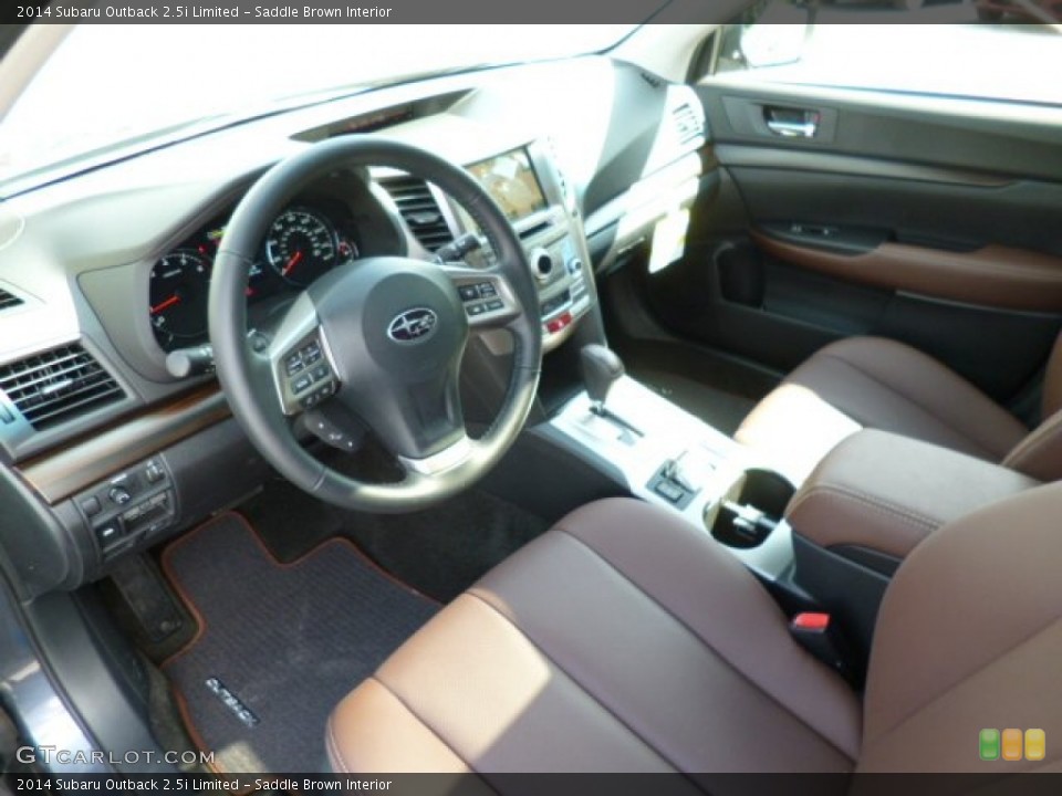 Saddle Brown 2014 Subaru Outback Interiors