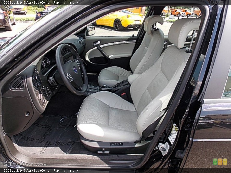Parchment Interior Photo for the 2008 Saab 9-5 Aero SportCombi #82339650