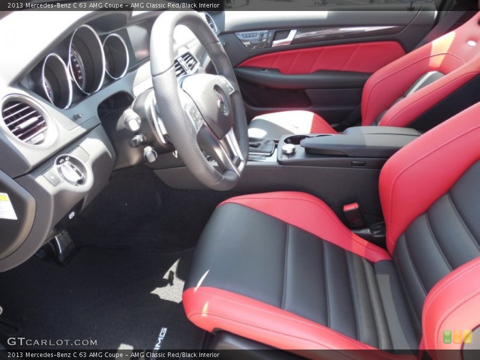 AMG Classic Red/Black Interior Photo for the 2013 Mercedes-Benz C 63 AMG Coupe #82339660