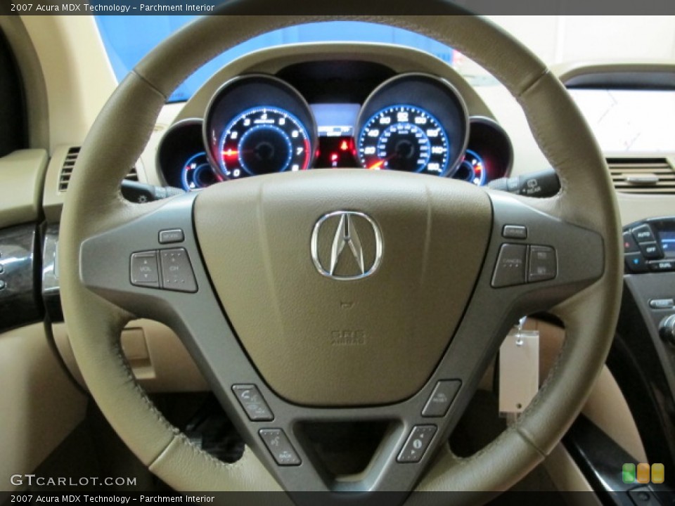 Parchment Interior Steering Wheel for the 2007 Acura MDX Technology #82339742