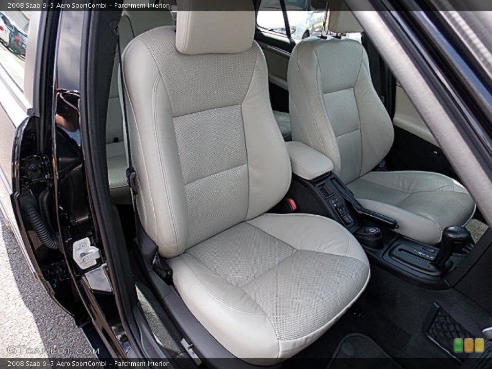 Parchment Interior Front Seat for the 2008 Saab 9-5 Aero SportCombi #82339939