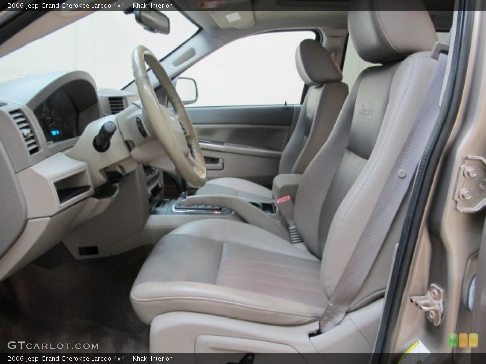 Khaki Interior Front Seat for the 2006 Jeep Grand Cherokee Laredo 4x4 #82340234