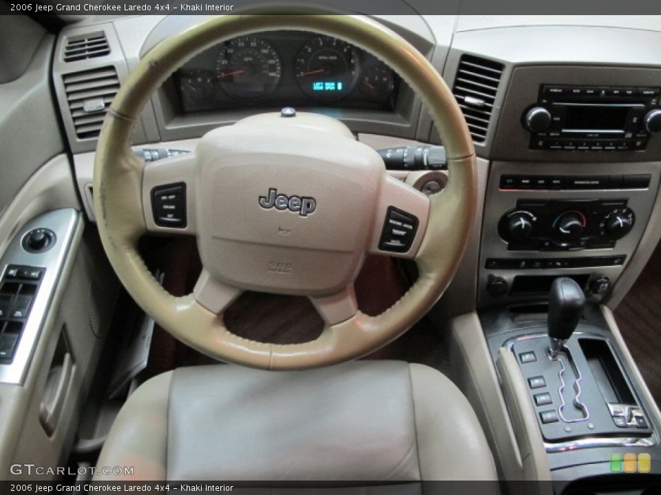 Khaki Interior Steering Wheel for the 2006 Jeep Grand Cherokee Laredo 4x4 #82340390