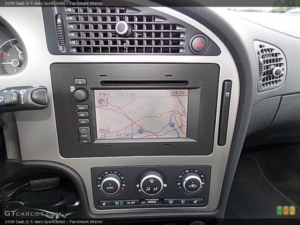 Parchment Interior Navigation for the 2008 Saab 9-5 Aero SportCombi #82340499