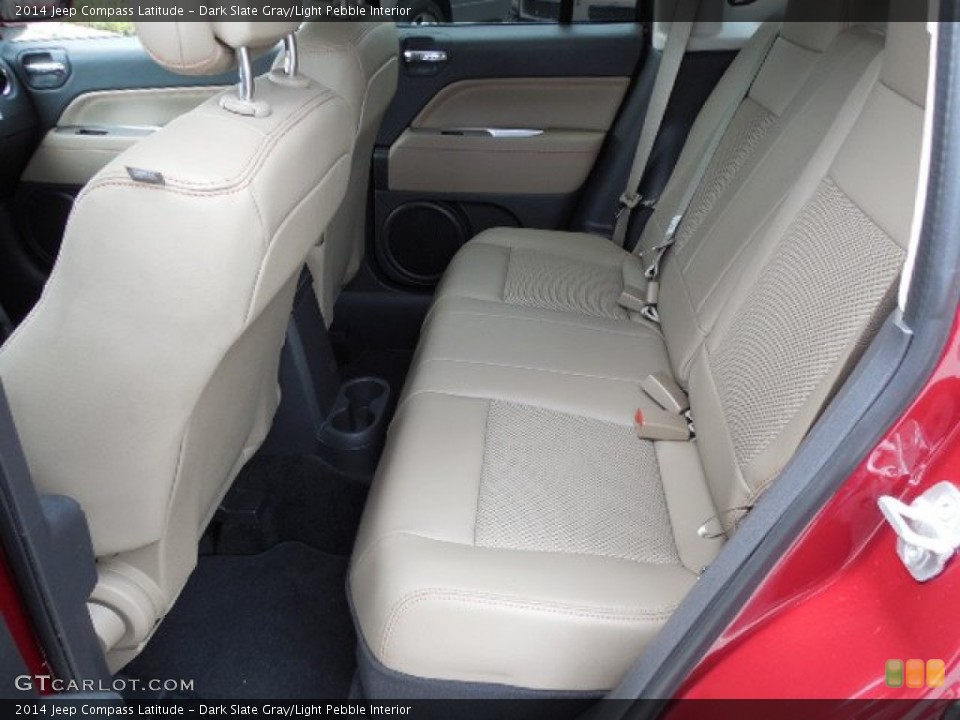 Dark Slate Gray/Light Pebble Interior Rear Seat for the 2014 Jeep Compass Latitude #82347000