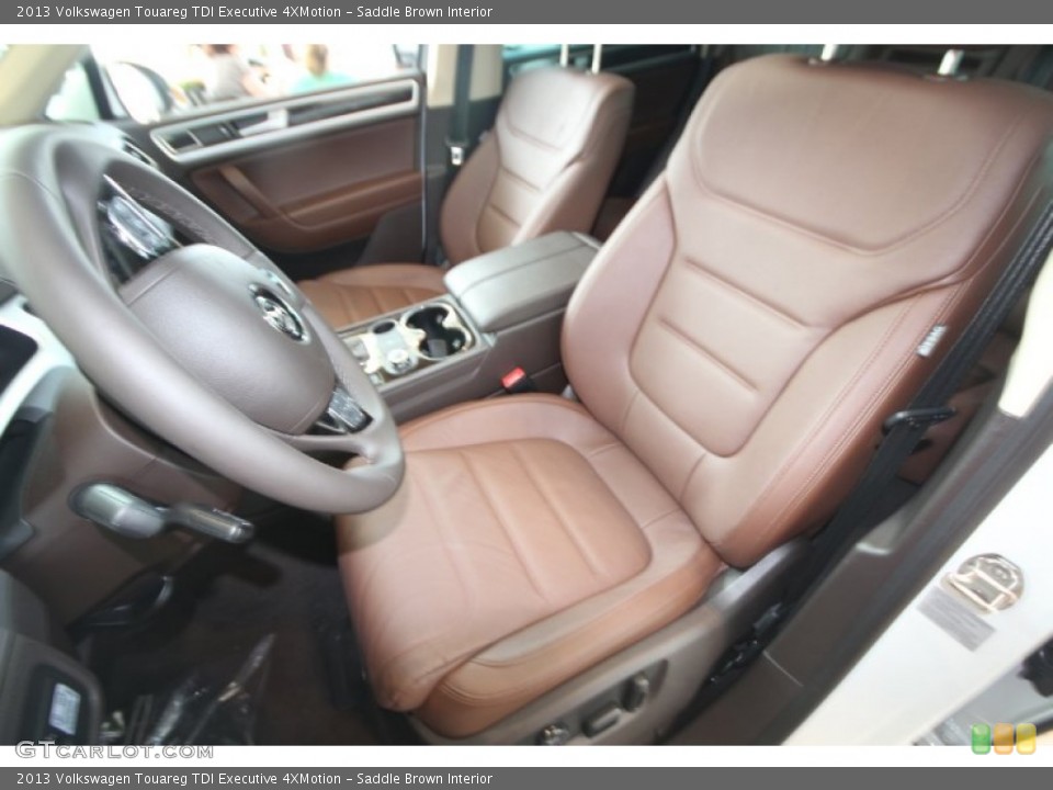 Saddle Brown Interior Front Seat for the 2013 Volkswagen Touareg TDI Executive 4XMotion #82351862