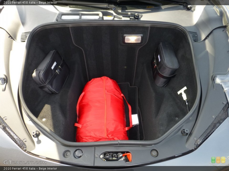 Beige Interior Trunk for the 2010 Ferrari 458 Italia #82352246