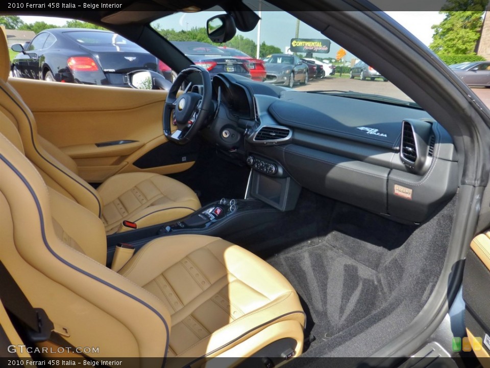 Beige Interior Photo for the 2010 Ferrari 458 Italia #82352432
