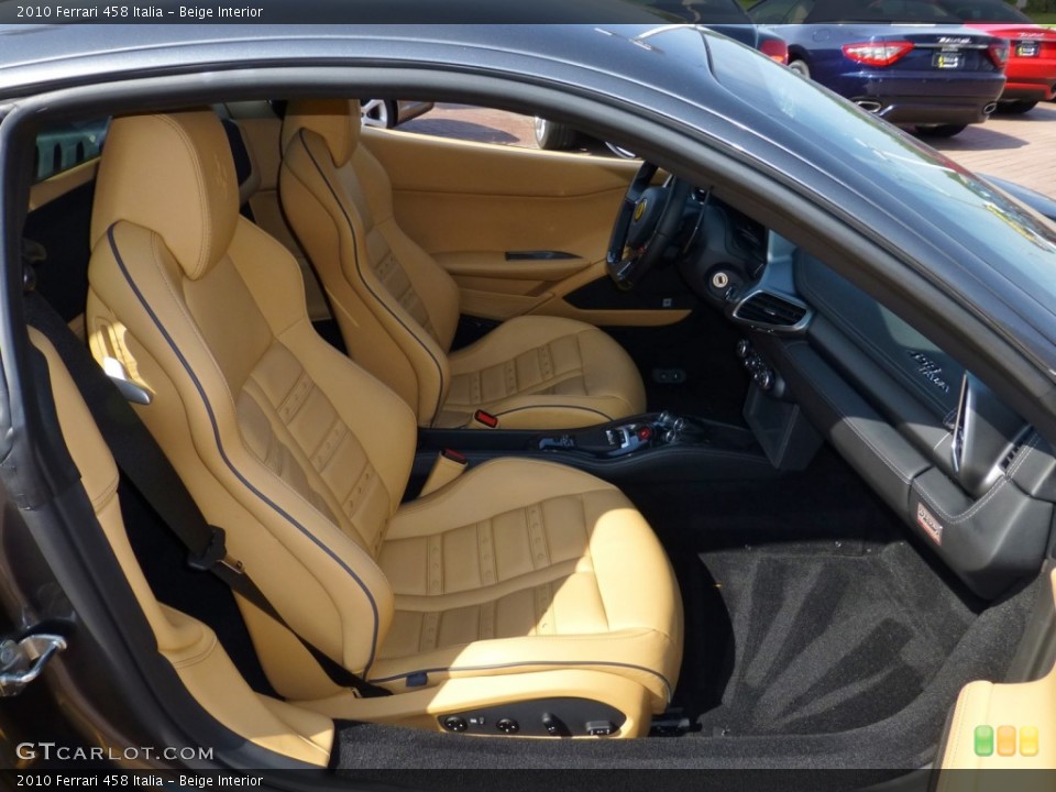 Beige Interior Front Seat for the 2010 Ferrari 458 Italia #82352444