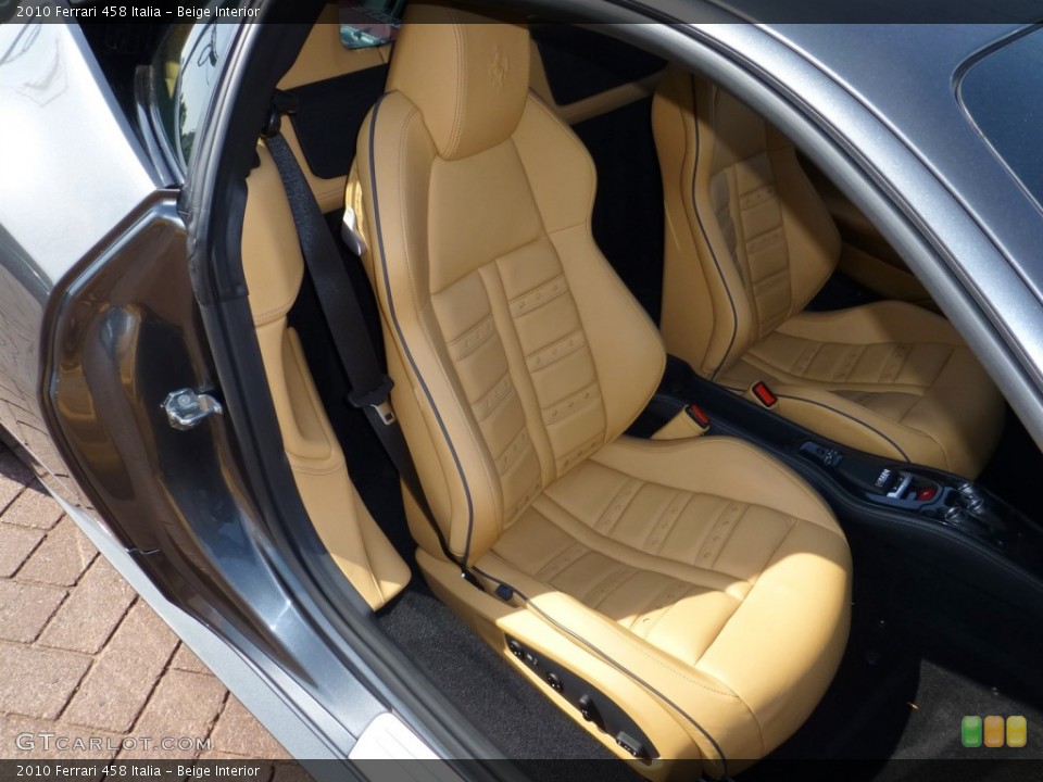 Beige Interior Front Seat for the 2010 Ferrari 458 Italia #82352453