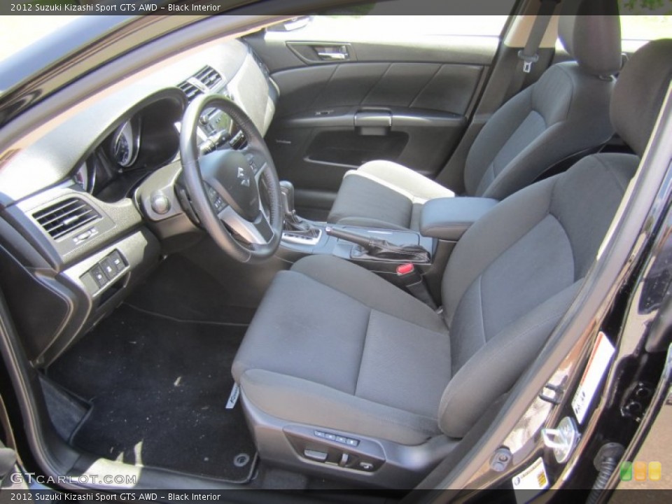 Black Interior Photo for the 2012 Suzuki Kizashi Sport GTS AWD #82353239