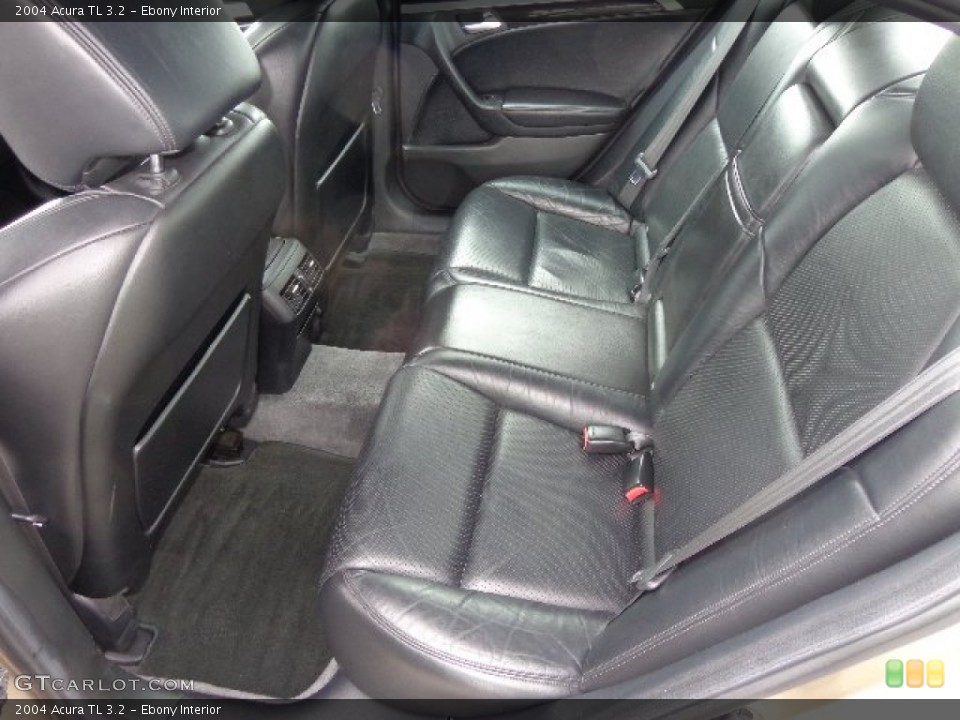 Ebony Interior Rear Seat for the 2004 Acura TL 3.2 #82355501