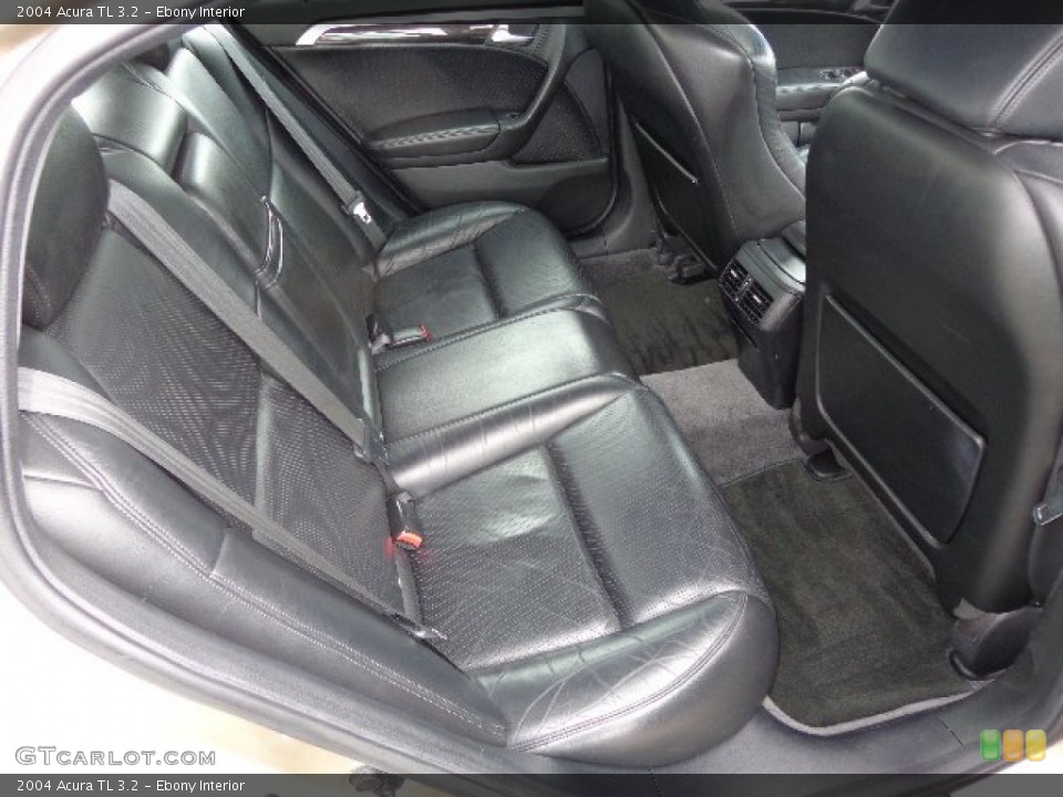 Ebony Interior Rear Seat for the 2004 Acura TL 3.2 #82355542
