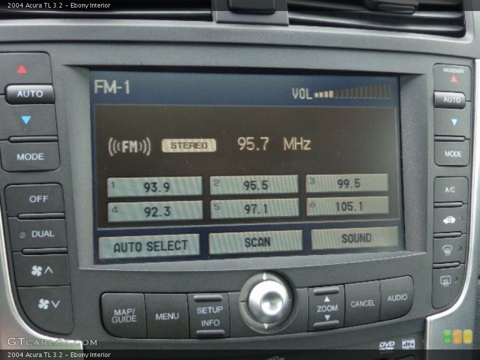 Ebony Interior Controls for the 2004 Acura TL 3.2 #82355627