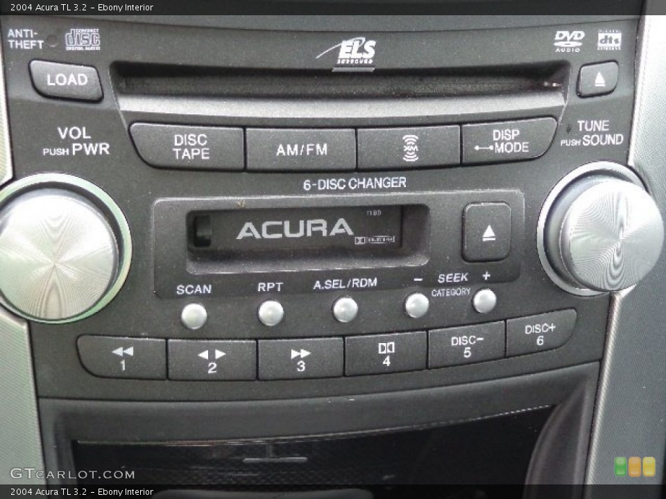 Ebony Interior Audio System for the 2004 Acura TL 3.2 #82355642