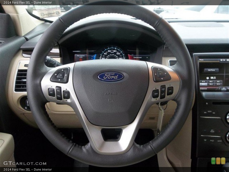 Dune Interior Steering Wheel for the 2014 Ford Flex SEL #82356674