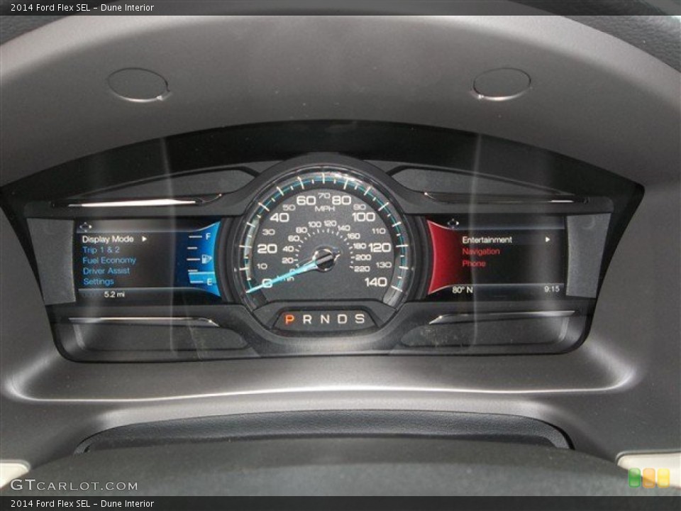 Dune Interior Gauges for the 2014 Ford Flex SEL #82356785
