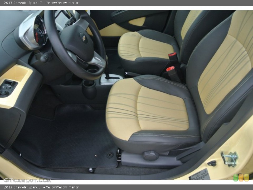 Yellow/Yellow Interior Front Seat for the 2013 Chevrolet Spark LT #82365235