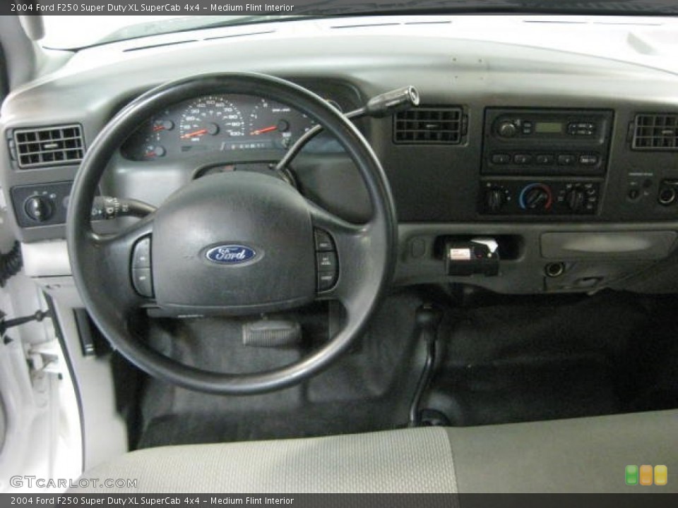 Medium Flint Interior Dashboard for the 2004 Ford F250 Super Duty XL SuperCab 4x4 #82365251